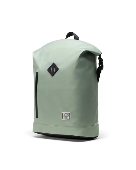 HERSCHEL Roll Top Backpack Weather Resistant Iceberg Green Backpacks Herschel Supply Company 