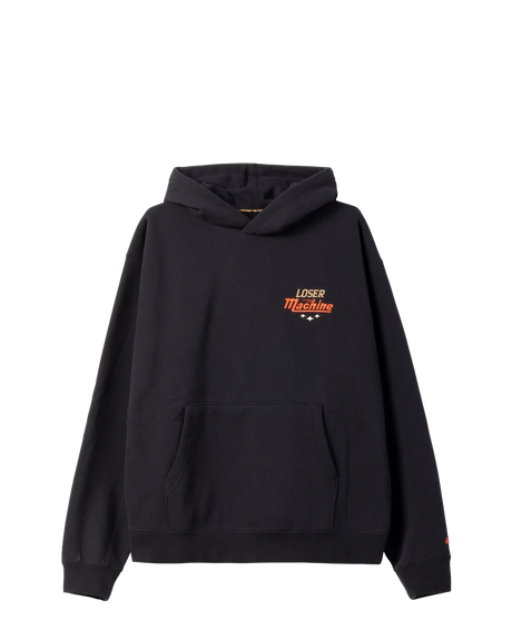 LOSER MACHINE Cresta Heavyweight Hoodie Black Men's Pullover Hoodies Loser Machine 
