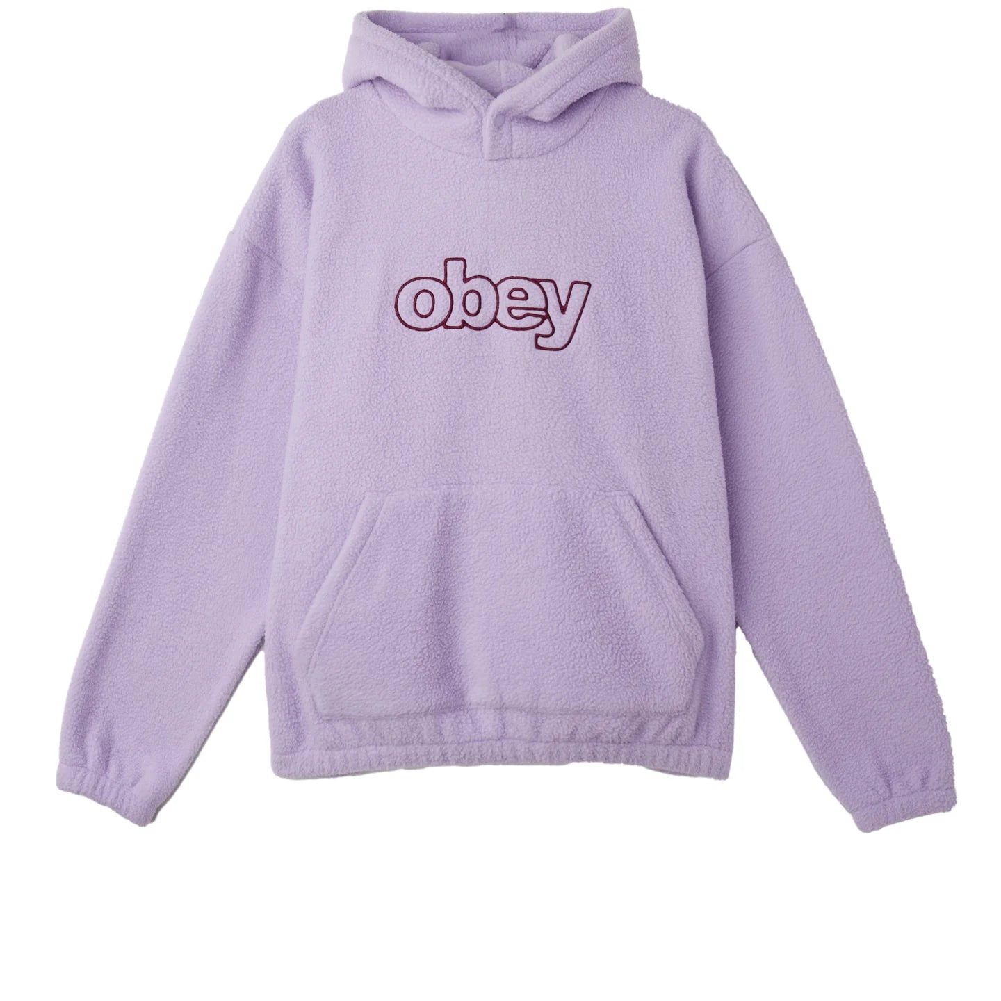 OBEY Daily Polar Pullover Hoodie Digital Lavender Men's Pullover Hoodies Obey 
