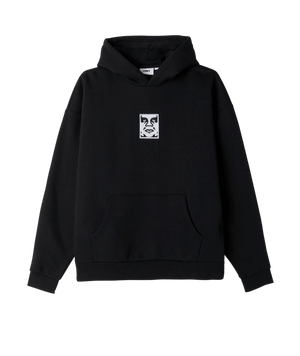 OBEY Icon Extra Heavy Pullover Hoodie Black Men's Pullover Hoodies Obey 