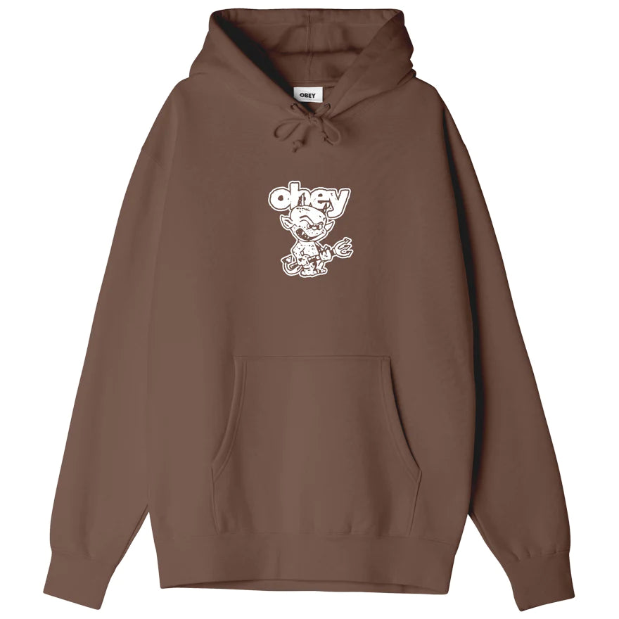 OBEY Demon Box Fit Pullover Hoodie Depia Men's Pullover Hoodies Obey 