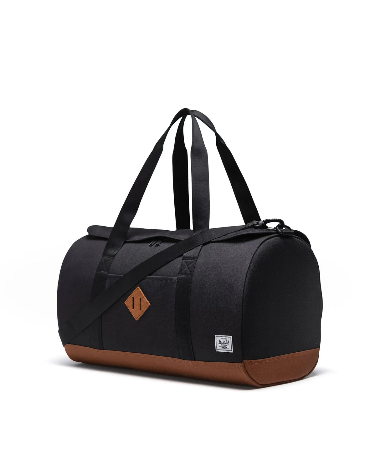 HERSCHEL Heritage Duffle Bag Black/Saddle Duffle Bags Herschel Supply Company 