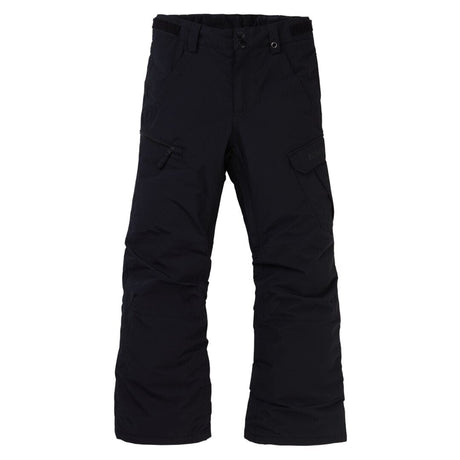 BURTON Boy's Exile 2L Cargo Snowboard Pants True Black 2024 Youth Snow Pants Burton 