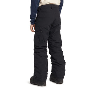 BURTON Boy's Exile 2L Cargo Snowboard Pants True Black 2024 Youth Snow Pants Burton 