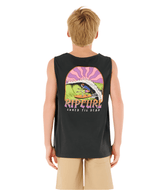 RIP CURL Boys Shred Till Tank Washed Black Men's Tank Tops Rip Curl 