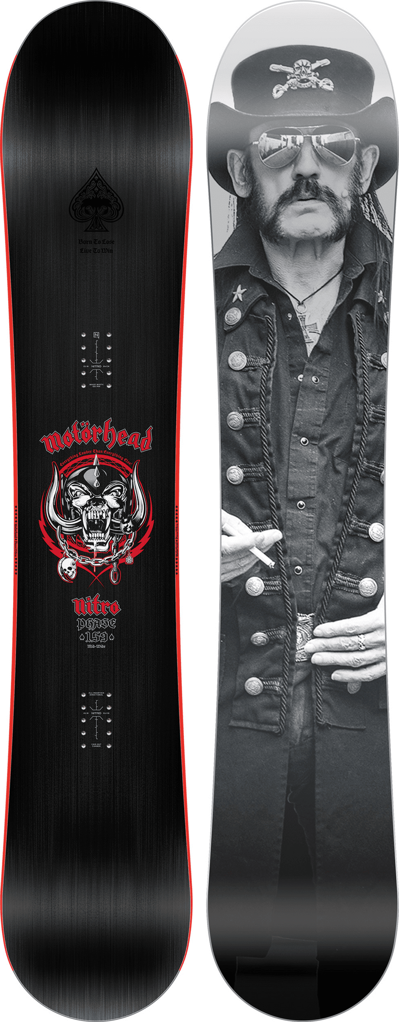 NITRO Phase x Motörhead Snowboard 2027 Men's Snowboards Nitro 