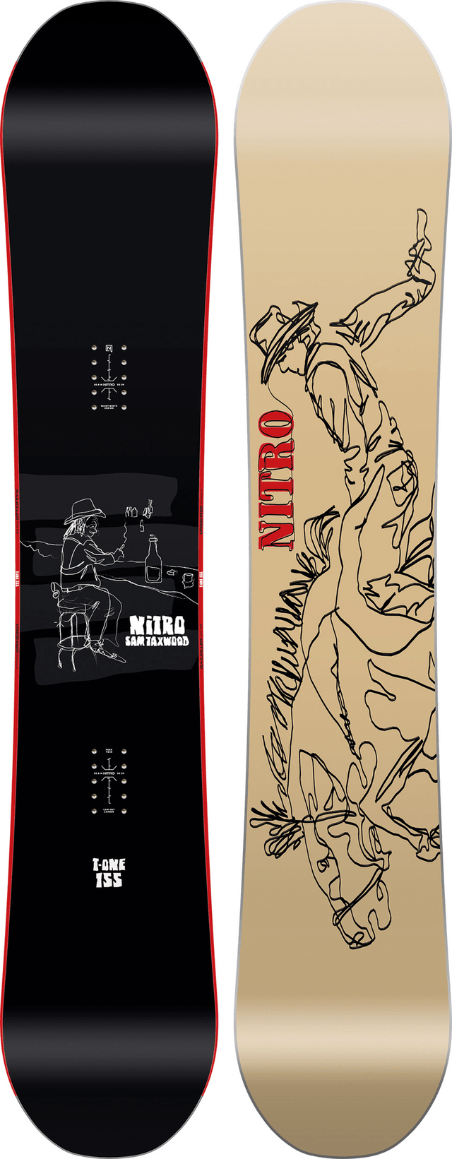 NITRO T1 x Sam Taxwood Snowboard 2027 Men's Snowboards Nitro 