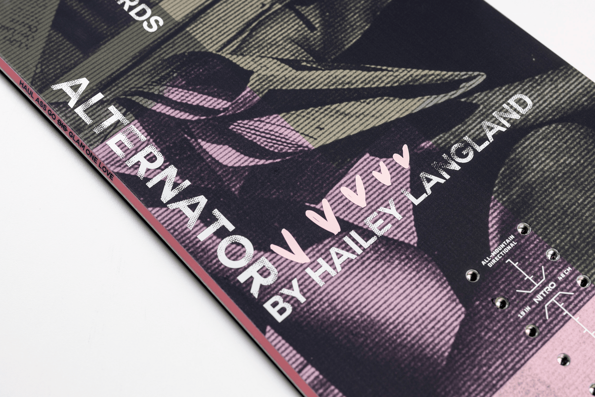NITRO Women's Alternator x Hailey Langland Snowboard 2027 Women's Snowboards Nitro 