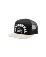 LOSER MACHINE Fanatic Trucker Hat Black/Silver Men's Hats Loser Machine 