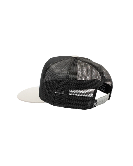 LOSER MACHINE Fanatic Trucker Hat Black/Silver Men's Hats Loser Machine 