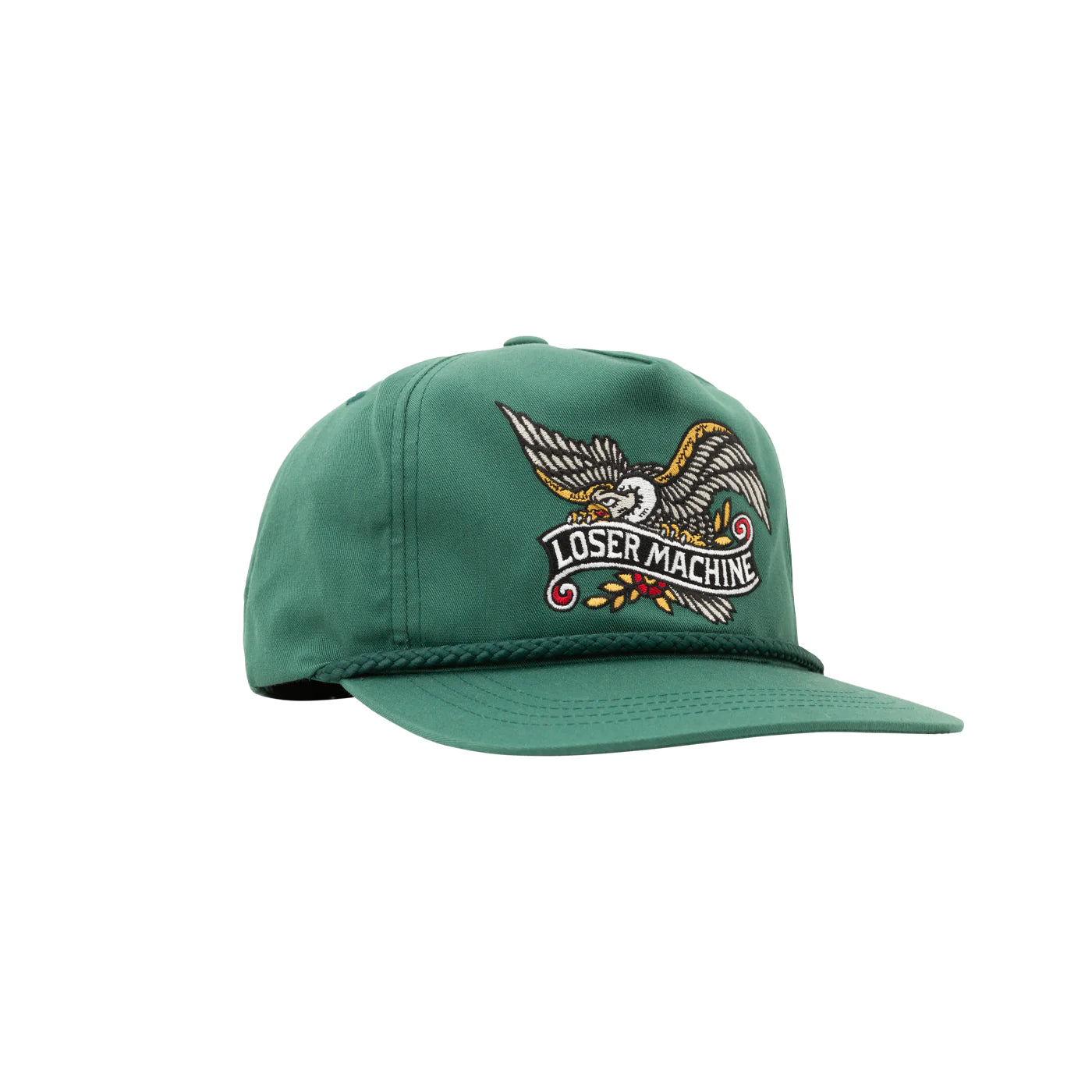 LOSER MACHINE Birdie Snapback Hat Green Men's Hats Loser Machine 