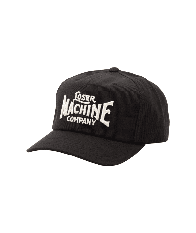 LOSER MACHINE Ronnie Snapback Hat Black Men's Hats Loser Machine 