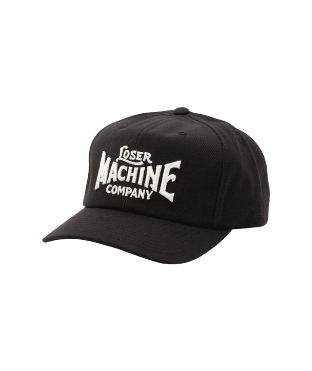 LOSER MACHINE Ronnie Snapback Hat Black Men's Hats Loser Machine 