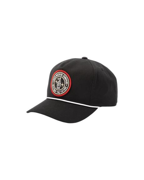 LOSER MACHINE Hightop Snapback Hat Black Men's Hats Loser Machine 