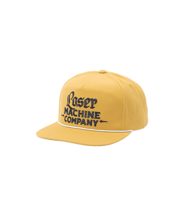 LOSER MACHINE Olde Mixed Snapback Hat Golden Brown Men's Hats Loser Machine 
