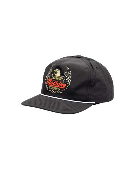 Loser Machine Winston Snapback Hat Black Men's Hats Loser Machine 