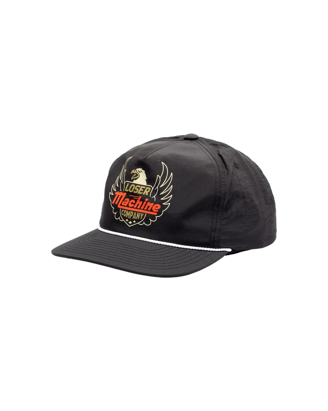Loser Machine Winston Snapback Hat Black Men's Hats Loser Machine 