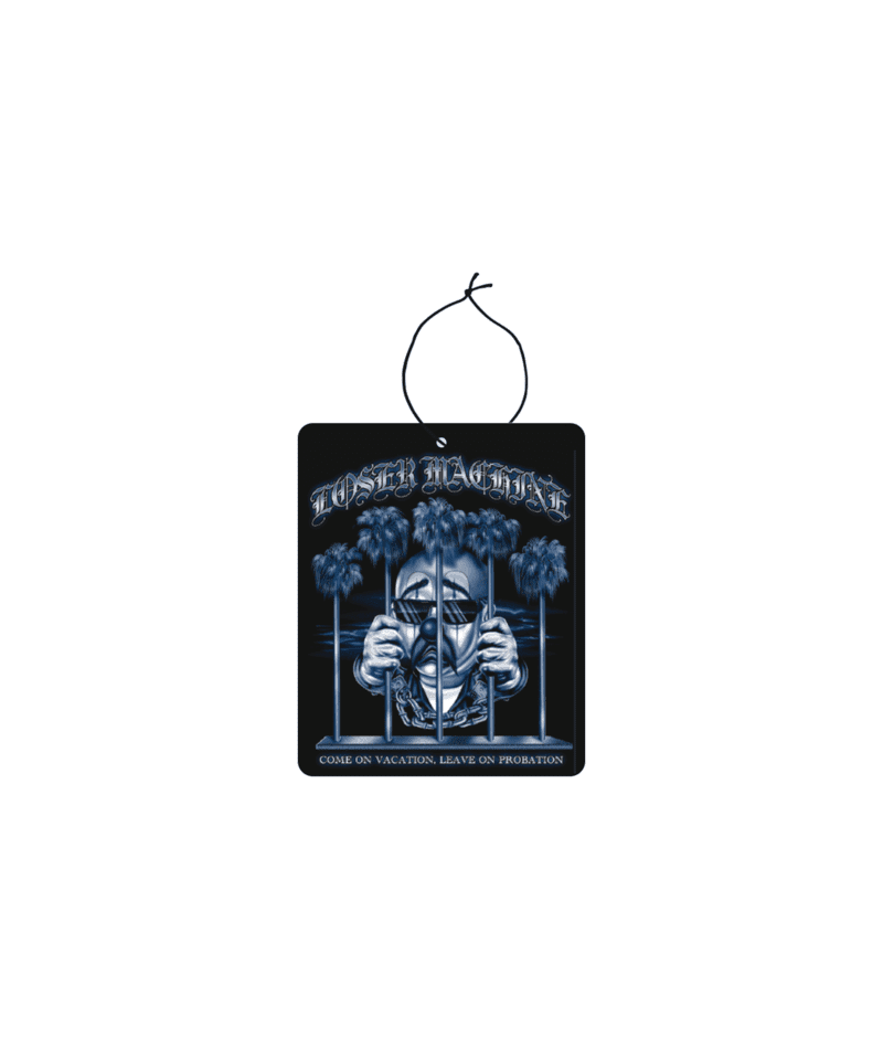 LOSER MACHINE Palm Tree Prison Air Freshener Black Ice Air Fresheners Loser Machine 