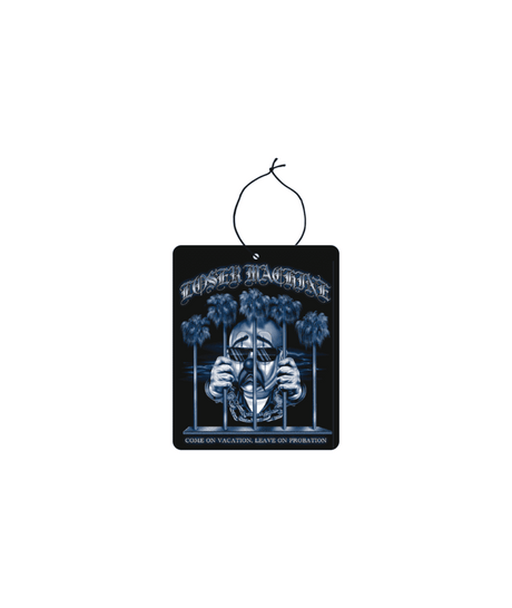 LOSER MACHINE Palm Tree Prison Air Freshener Black Ice Air Fresheners Loser Machine 