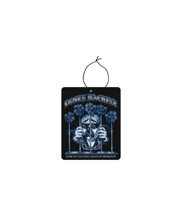 LOSER MACHINE Palm Tree Prison Air Freshener Black Ice Air Fresheners Loser Machine 