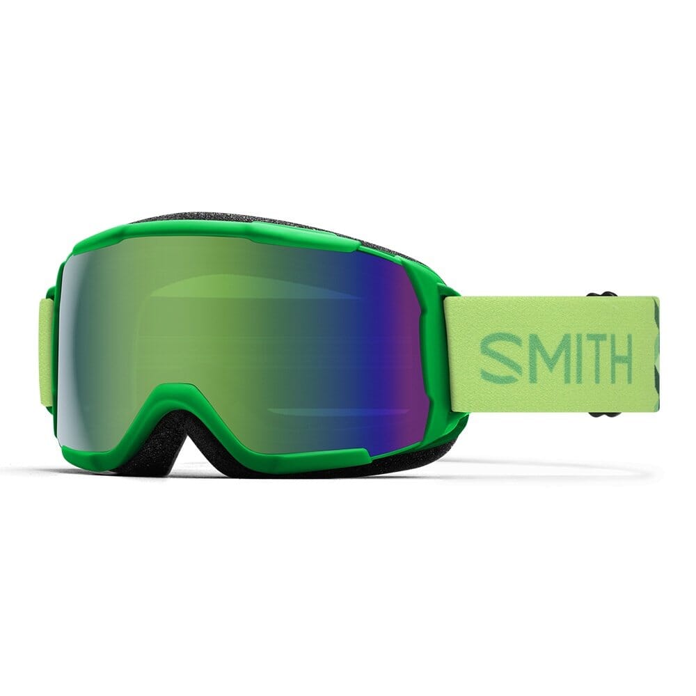 SMITH Youth Grom Slime Watch Your Step - Green Sol-X Mirror Snow Goggle Youth Snow Goggles Smith 