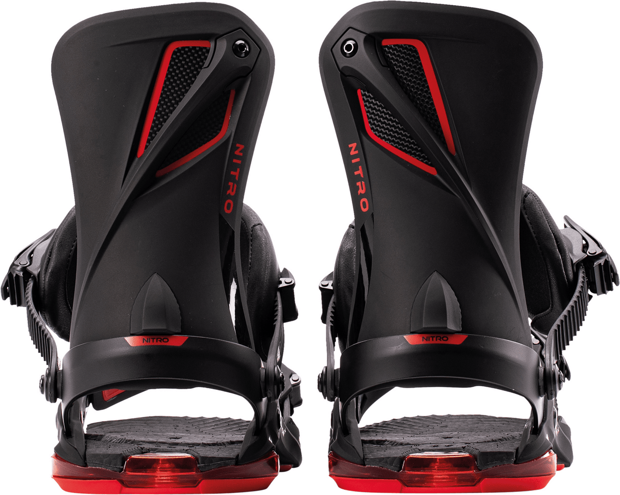 NITRO Phantom+ Snowboard Bindings Ultra Black 2027 Men's Snowboard Bindings Nitro 