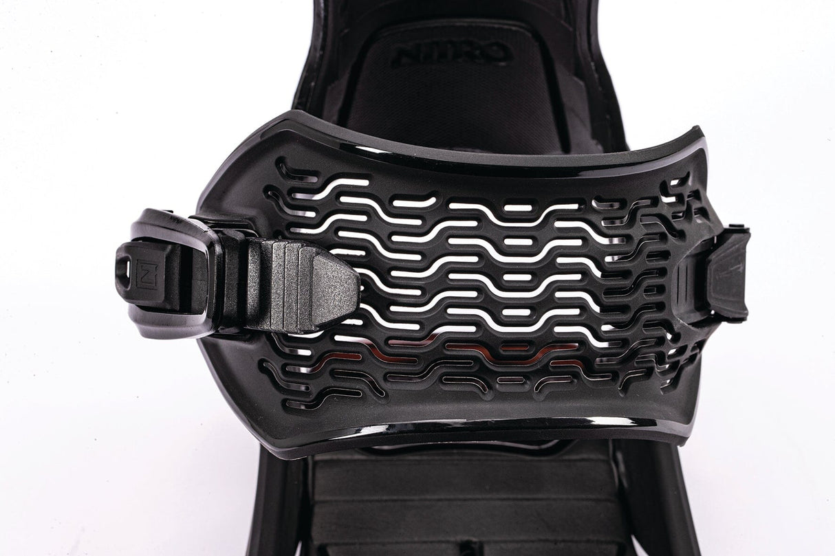 NITRO Team Snowboard Bindings Ultra Black 2027 Men's Snowboard Bindings Nitro 
