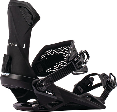 NITRO Team Snowboard Bindings Ultra Black 2027 Men's Snowboard Bindings Nitro 