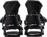 NITRO Team Snowboard Bindings Ultra Black 2027 Men's Snowboard Bindings Nitro 