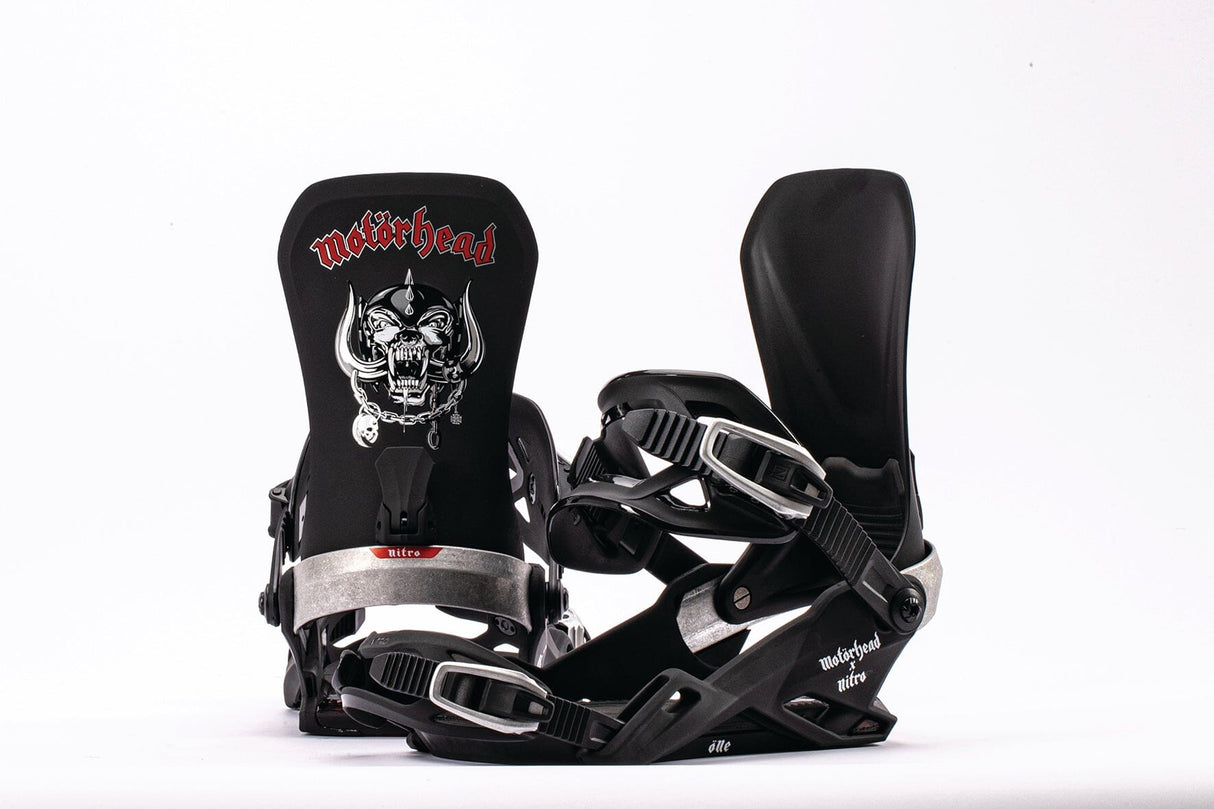 NITRO One Snowboard Bindings Motörhead 2027 Men's Snowboard Bindings Nitro 