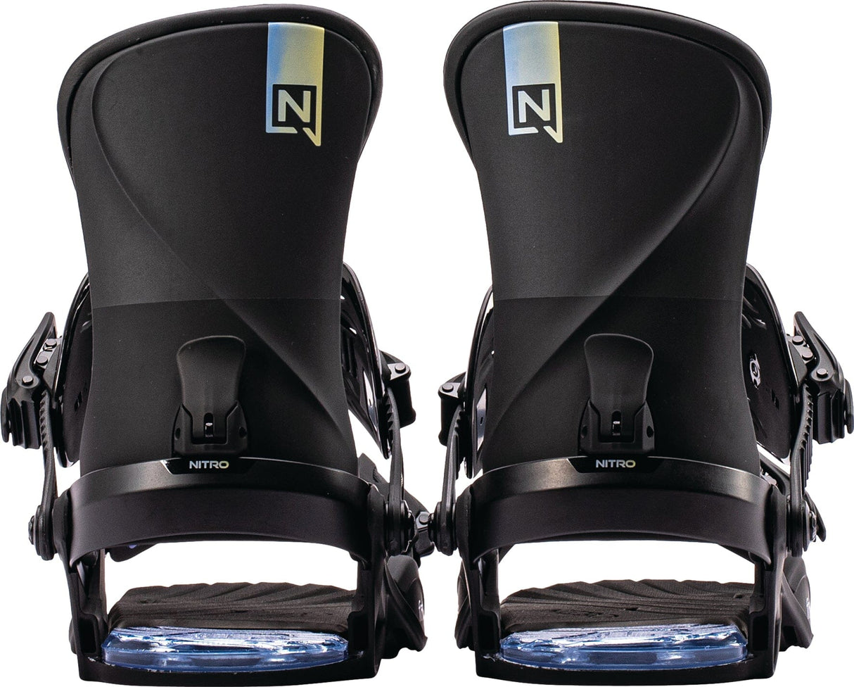 NITRO Women's Fate Snowboard Bindings Ultra Black 2027 Women's Snowboard Bindings Nitro 