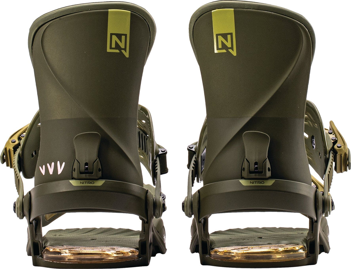 NITRO Women's Fate Snowboard Bindings Hailey Langland 2027 Women's Snowboard Bindings Nitro 