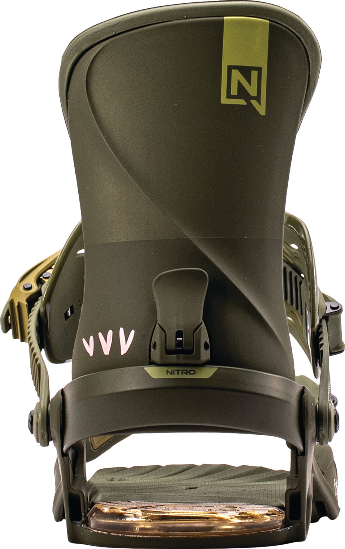 NITRO Women's Fate Snowboard Bindings Hailey Langland 2027 Women's Snowboard Bindings Nitro 