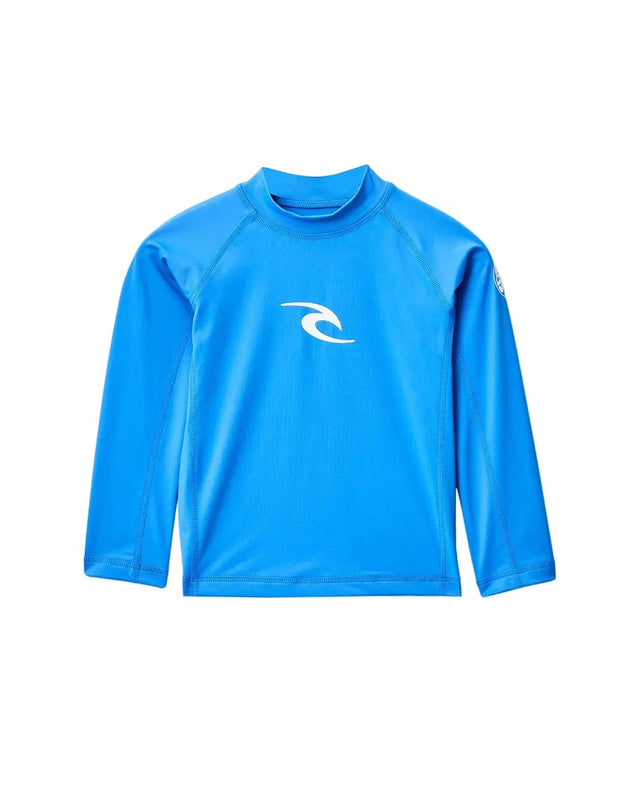 RIP CURL Toddler Waves UPF Long Sleeve Rashguard Blue Gum Youth Rashguards Rip Curl 