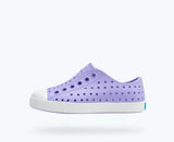 NATIVE Jefferson Junior Shoes Healing Purple/Shell White Youth Native Shoes Native Shoes 