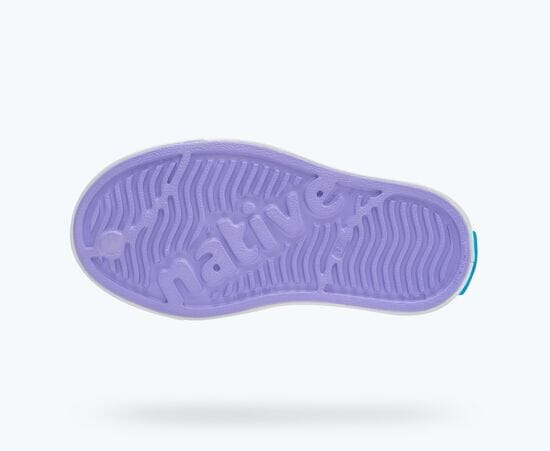 NATIVE Jefferson Junior Shoes Healing Purple/Shell White Youth Native Shoes Native Shoes 