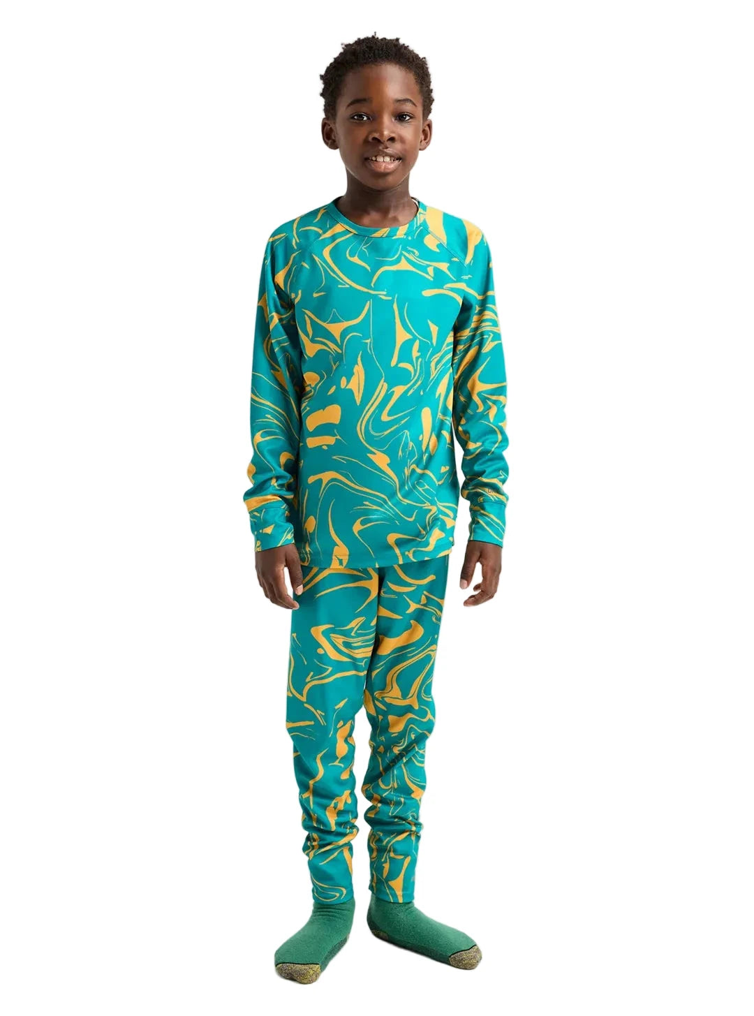 BURTON Kids Lightweight Base Layer Set Liquid Gold Youth Base Layers Burton 
