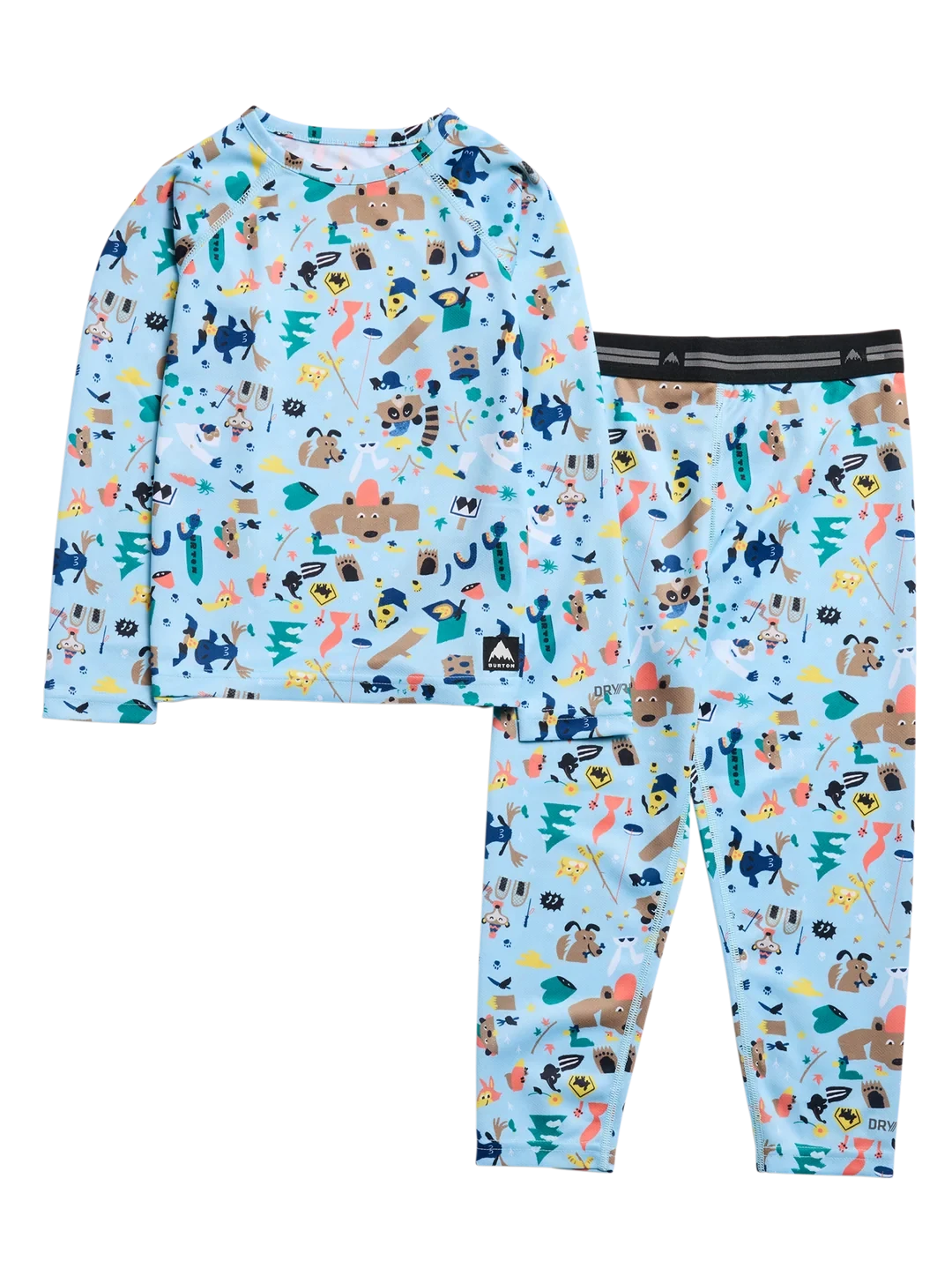 BURTON Toddlers Lightweight Base Layer Set Critters Youth Base Layers Burton 
