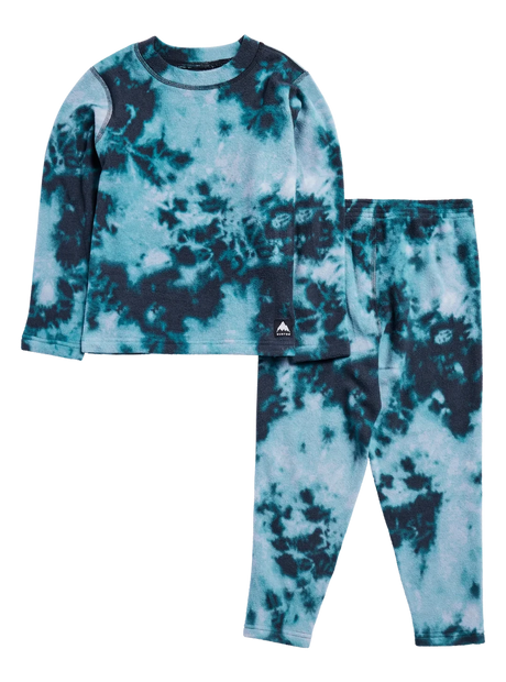 BURTON Toddlers Fleece Base Layer Set Crumple Dye Toddler Base Layers Burton 