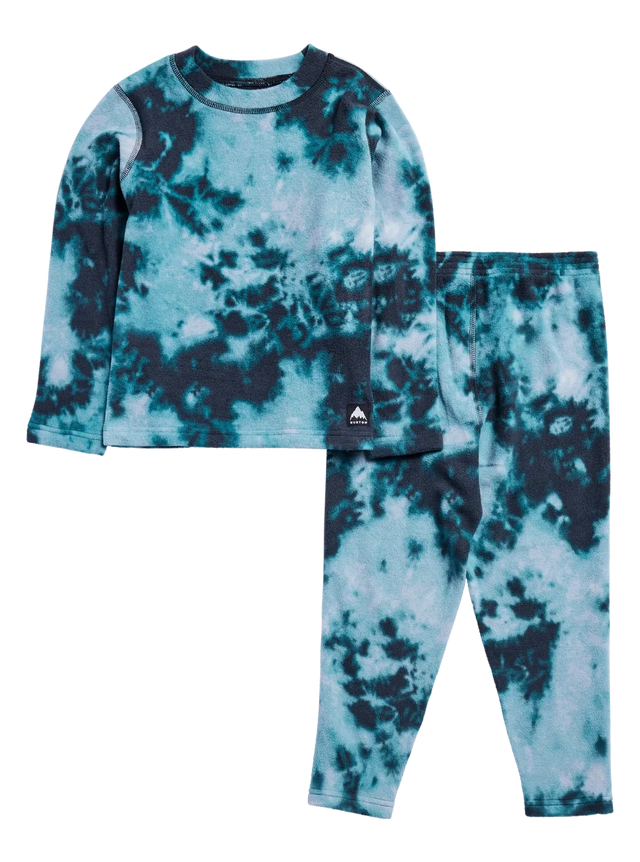BURTON Toddlers Fleece Base Layer Set Crumple Dye Toddler Base Layers Burton 