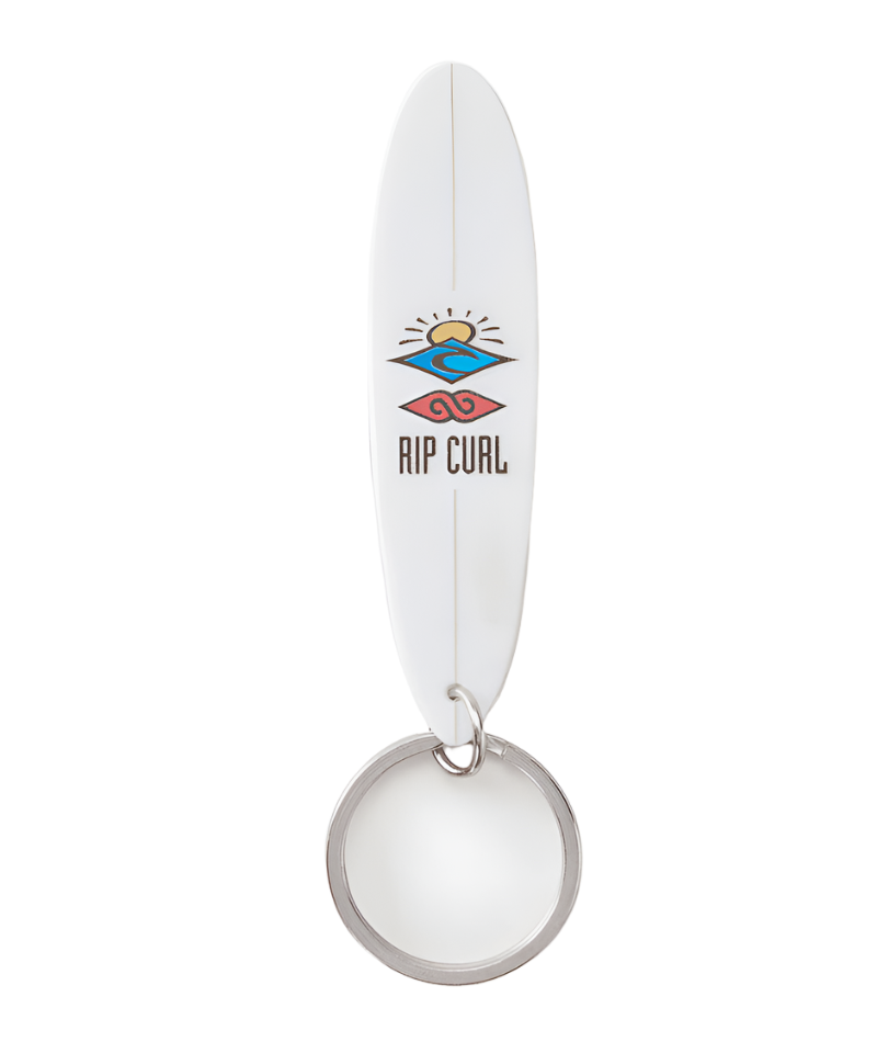 RIP CURL Surfboard Keyring Off White Lanyards and Keychains Rip Curl 