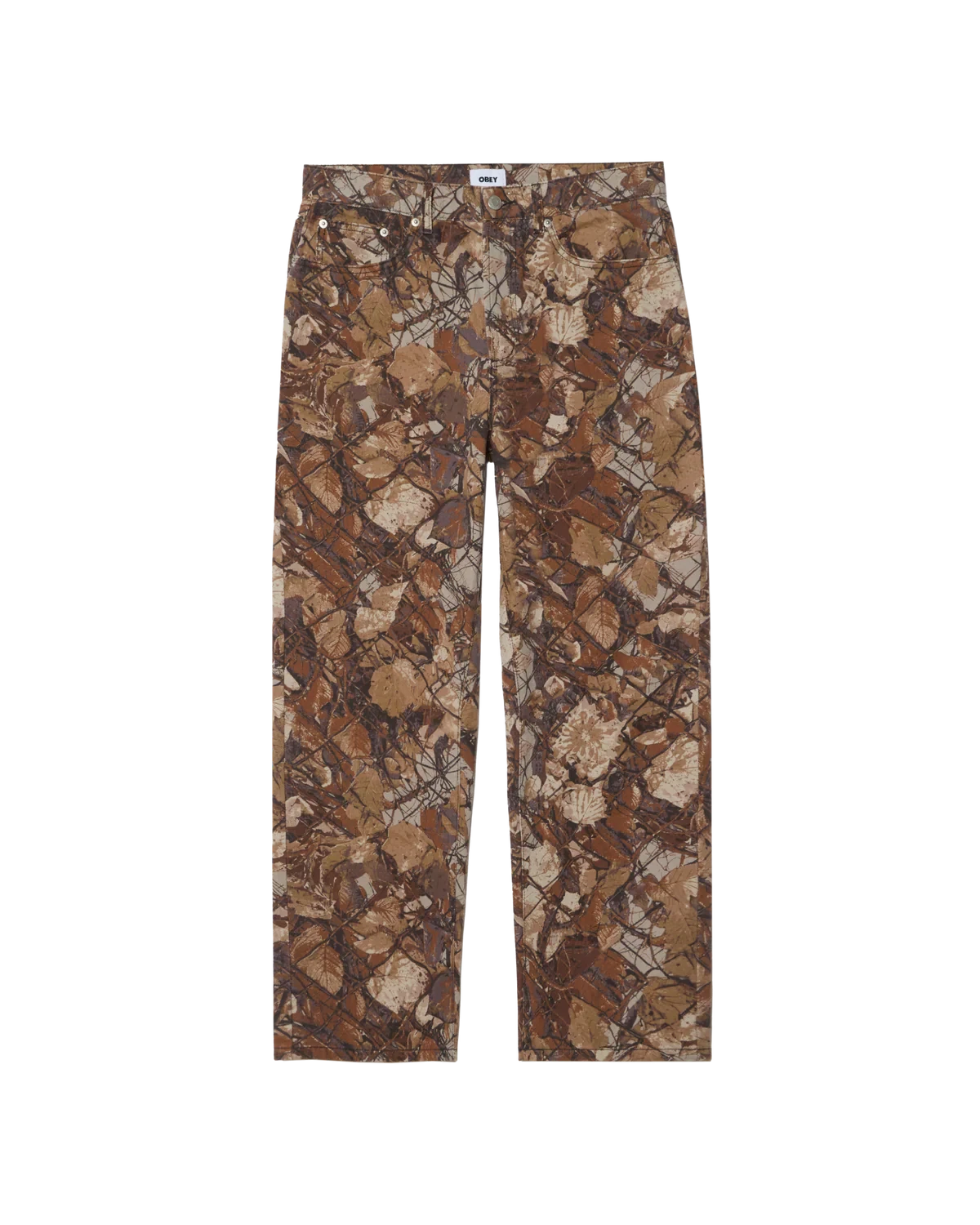 OBEY Classic Baggy Denim Fence Camo Multi Men's Denim Obey 