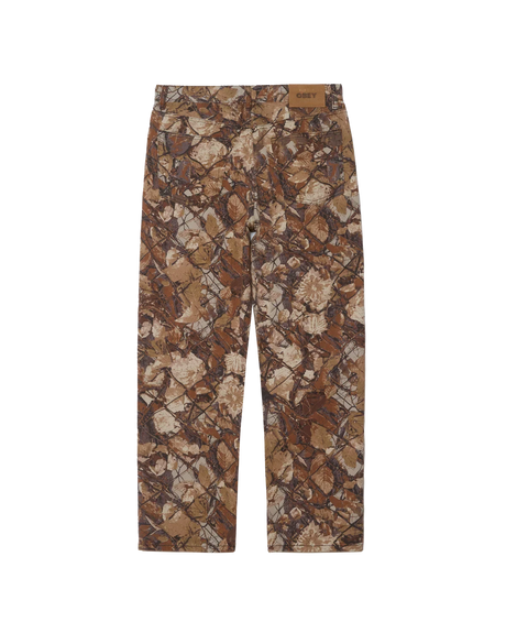 OBEY Classic Baggy Denim Fence Camo Multi Men's Denim Obey 