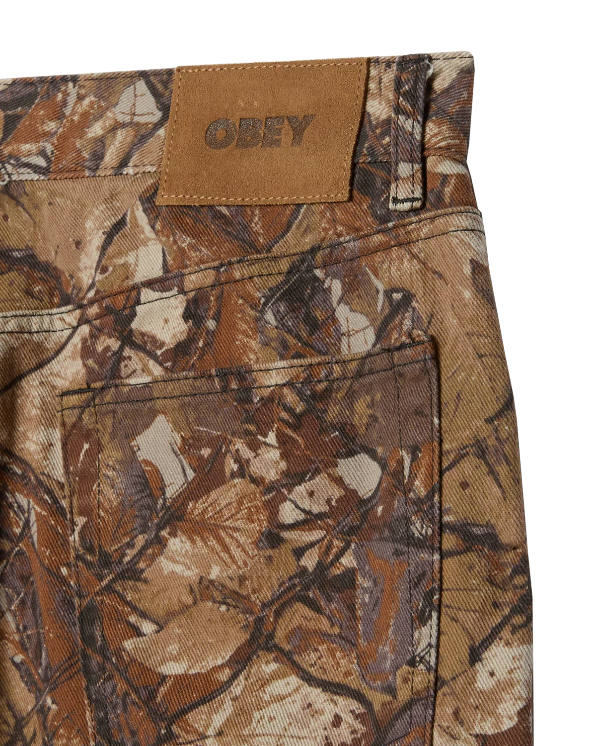 OBEY Classic Baggy Denim Fence Camo Multi Men's Denim Obey 