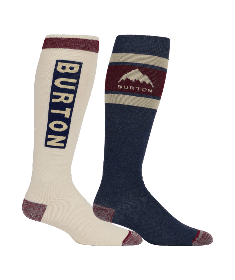 BURTON Weekend Midweight 2 Pack Snow Socks Nightfall Men's Snowboard Socks Burton 