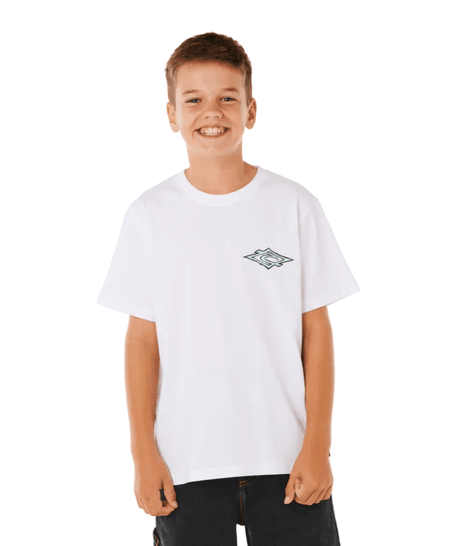 RIP CURL Boy's Hazey Days T-Shirt White Boy's T-Shirts Rip Curl 