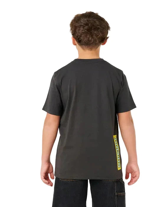 RIP CURL Boys Sunset Sesh T-Shirt Washed Black Boy's T-Shirts Rip Curl 
