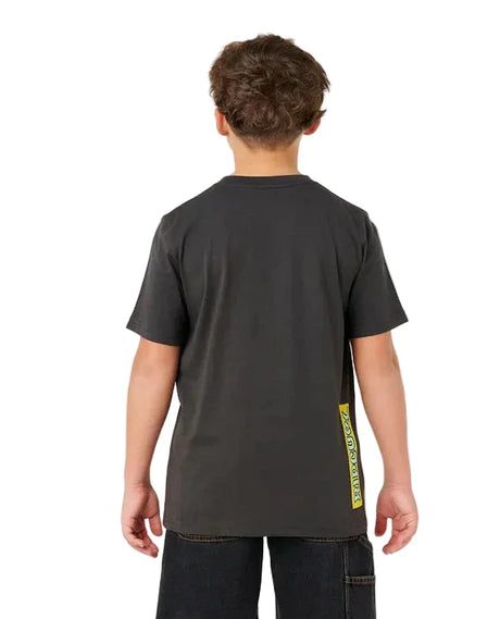 RIP CURL Boys Sunset Sesh T-Shirt Washed Black Boy's T-Shirts Rip Curl 