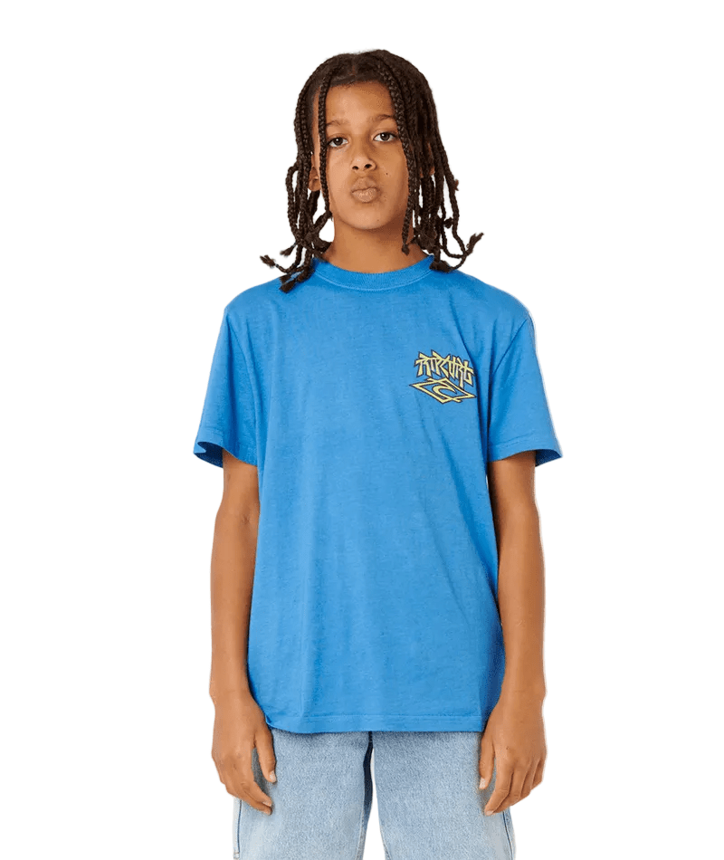 RIP CURL Kids Liquid Trips Arch T-Shirt Royal Blue Boy's T-Shirts Rip Curl 