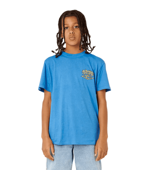 RIP CURL Kids Liquid Trips Arch T-Shirt Royal Blue Boy's T-Shirts Rip Curl 